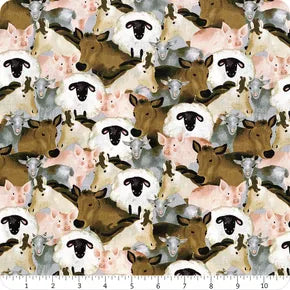 Gray Farm Animals Collage - Farm Country