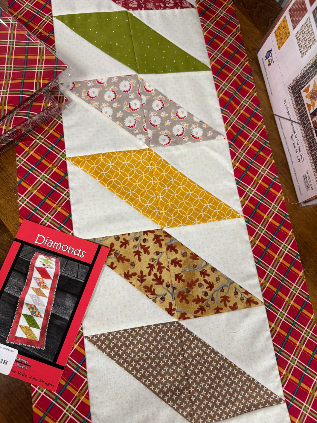 Fall Diamonds Table Runner Kit