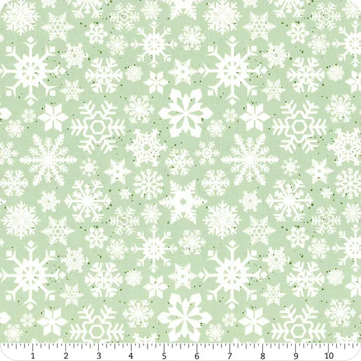 Sage Snowflakes - Mistletoe & Holly