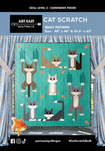 Load image into Gallery viewer, Cat Scratch Quilt Pattern - Art East Quilt Co
