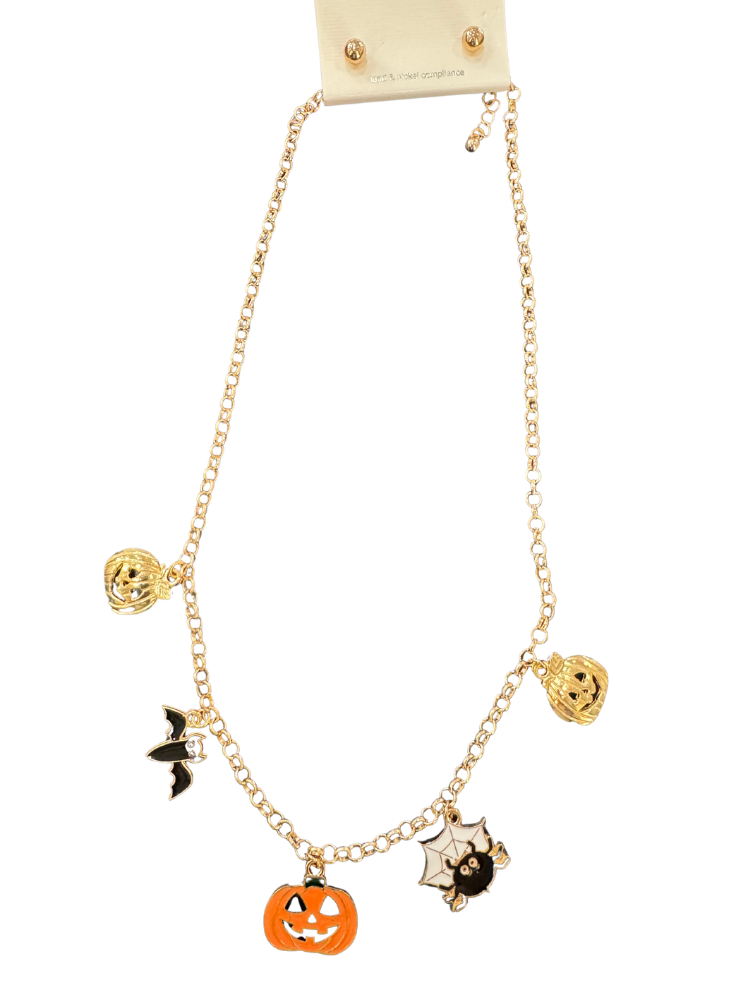 Halloween Necklace & Earring Set