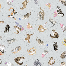 Load image into Gallery viewer, Grey Tossed Cats - Whiskers &amp; Paws
