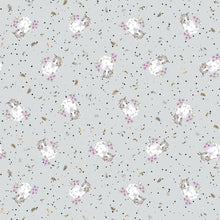 Load image into Gallery viewer, Grey Tiny Flowers Cats - Whiskers &amp; Paws
