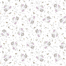 Load image into Gallery viewer, White Tiny Flowers Cats - Whiskers &amp; Paws
