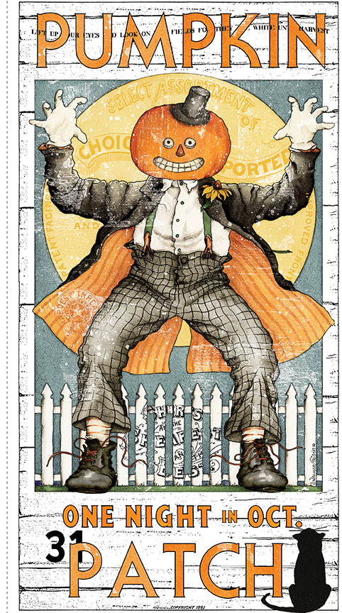 Pumpkin Poster Main Panel - Pumpkin Patch