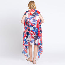 Load image into Gallery viewer, Americana Vest Kimono
