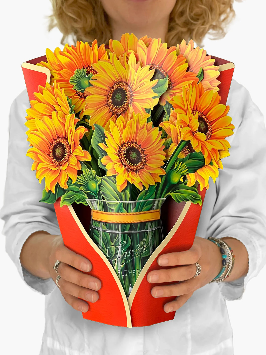 Fresh Cut Paper Bouquet - Sunflowers