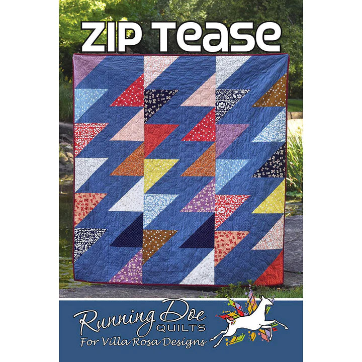 Zip Tease Pattern - Villa Rosa Design