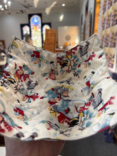 Load image into Gallery viewer, Microwavable Fabric Bowl Cozy - Vintage Snow Day
