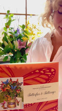 Load and play video in Gallery viewer, Fresh Cut Paper Bouquet - Butterflies &amp; Buttercups
