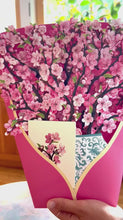 Load and play video in Gallery viewer, Fresh Cut Paper Bouquet - Cherry Blossoms
