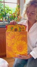 Load and play video in Gallery viewer, Fresh Cut Paper Bouquet - Sunflowers
