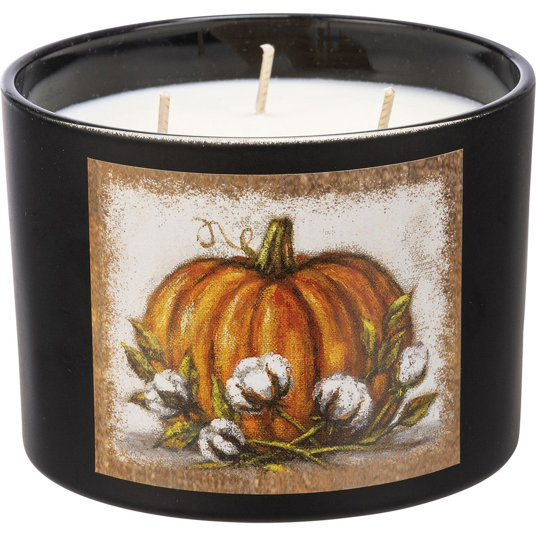 Pumpkin Spice Orange Pumpkin Jar Candle