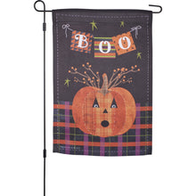 Load image into Gallery viewer, Boo Halloween Garden Flag
