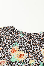 Load image into Gallery viewer, Leopard Sunflower Criss Cross Top
