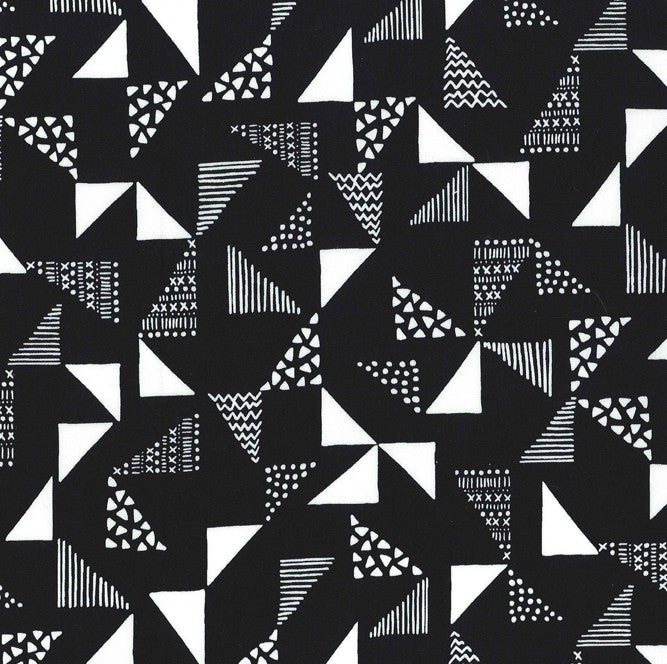 Just Right (Black) - Michael Miller Fabric