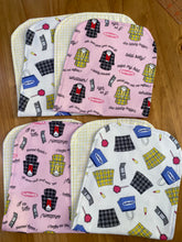 Load image into Gallery viewer, Burp Cloths set of 4 - Clueless
