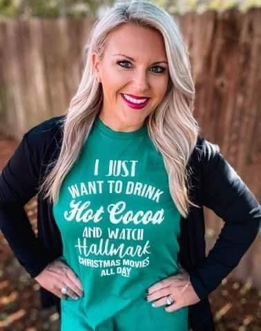 Drink Hot Cocoa and Watch Hallmark Movies T-Shirt
