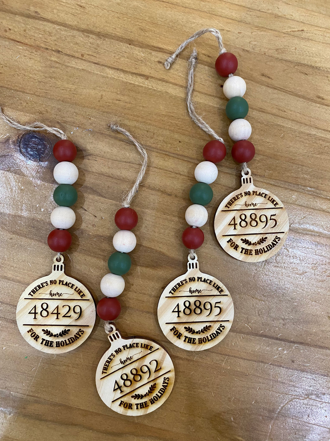 Zip Code Ornaments