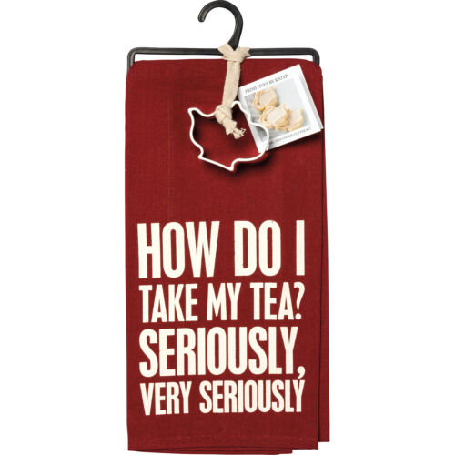 How Do I Take My Tea? - Towel and Cutter Set With Recipe